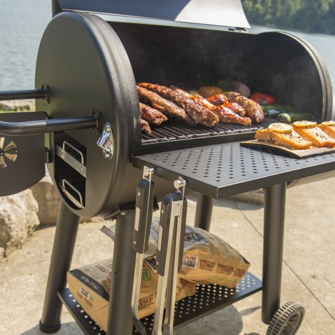 Угольный барельный гриль-коптильня Broil-King Regal OFFSET 400 в Сочи