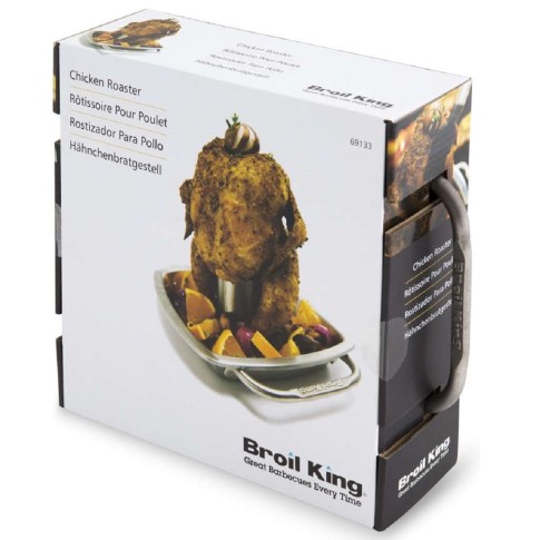 Ростер гриль Broil-King, для курицы с поддоном, нержавеющая сталь