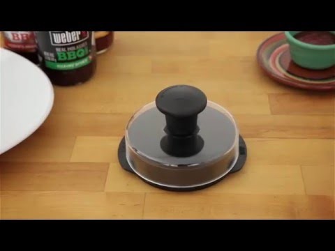 Пресс для бургера Big Green Egg, зелёный  -video