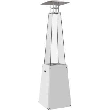 Уличный газовый обогреватель Kratki umbrella, без стоек, белый